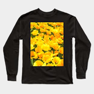 Yellow Tulips Long Sleeve T-Shirt